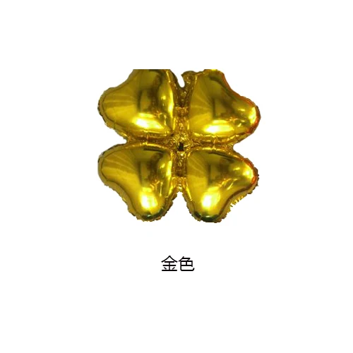 Четыре алюминиевых пленки листьев травы любовь воздушный шар магазин практика