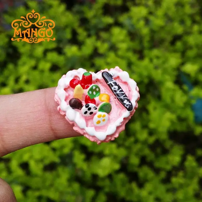 

1:12 Dollhouse Miniature Fruit cake for you 5pcs Free Shipping
