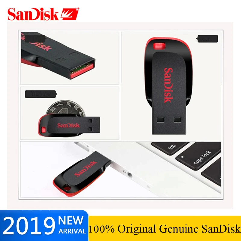 USB флеш накопитель SanDisk 32 ГБ 16 8 128 64 ГБ|USB флэш-накопители| |