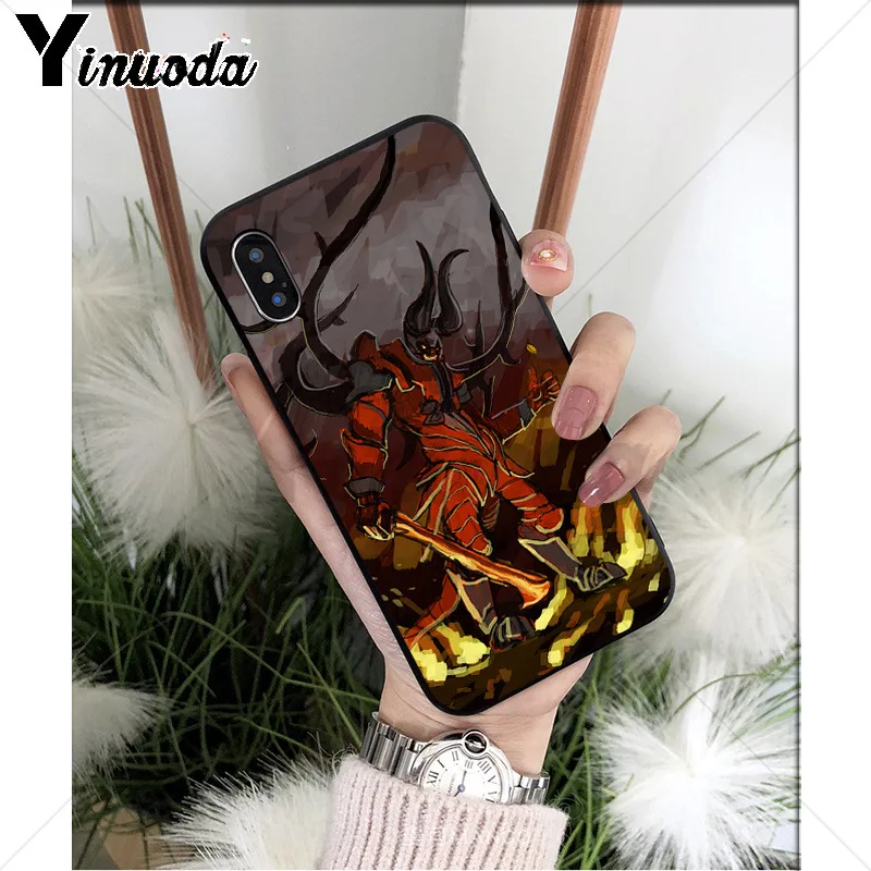 Мягкий чехол Yinuoda Dota 2 с рисунком аксессуары для телефонов из ТПУ Apple iPhone 8 7 6 6S Plus X XS