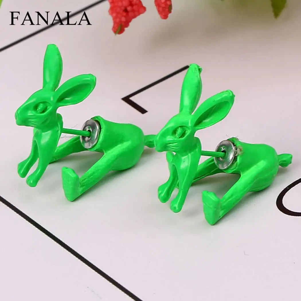 New Wedding Earrings Rabbit Women Gift Charm Fluorescent Shape Jewelry | Украшения и аксессуары