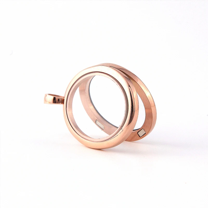 Vinnie дизайн ювелирных изделий Овальный медальон магнитное стекло нержавеющая