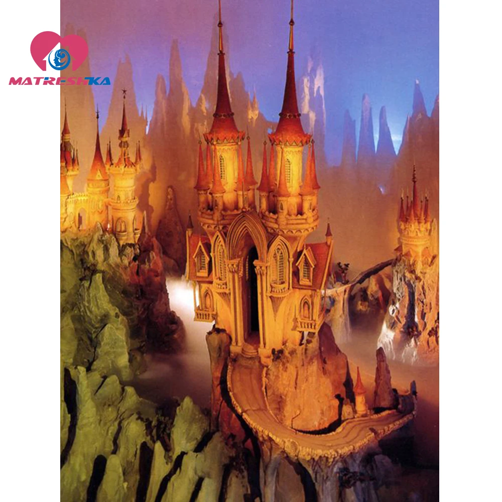 Алмазная живопись Efteling park полная квадратная мозаика алмазная вышивка распродажа