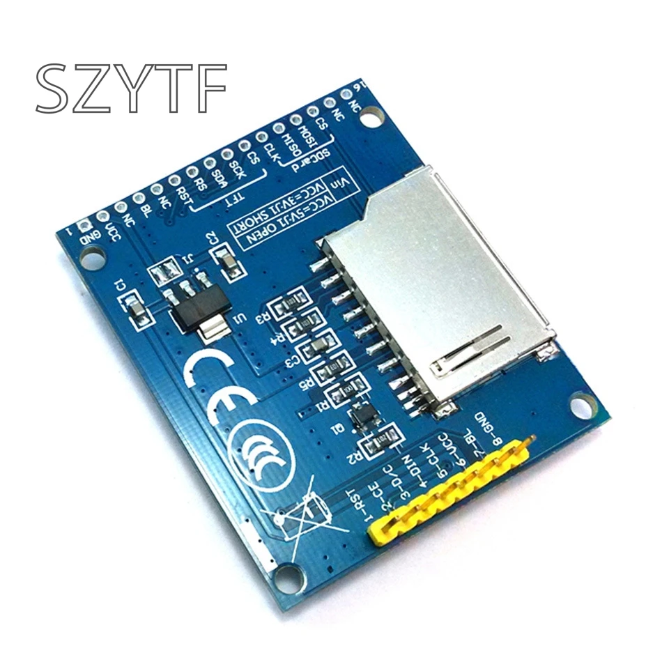 1 8-дюймовый tft модуль lcd с PCB платы последовательный порт SPI по крайней мере 4