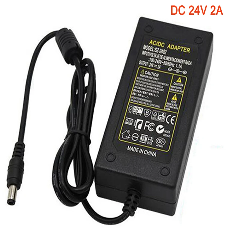 24 В 1A 2A 3A 4A 5A 6A адаптер питания Вход AC100-240V выход DC24V светильник ing трансформаторы зарядное устройство для светодиодные ленты светильник