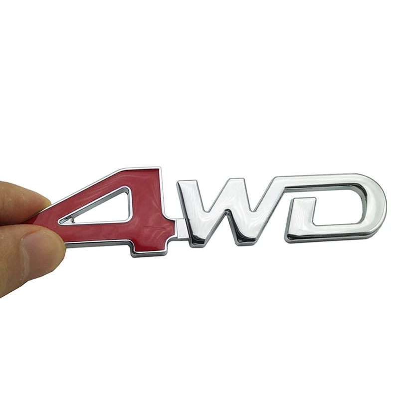Автомобиль хвост сзади боковые металлические 4x4 RC Car 4WD Стикеры 3D Chrome знак