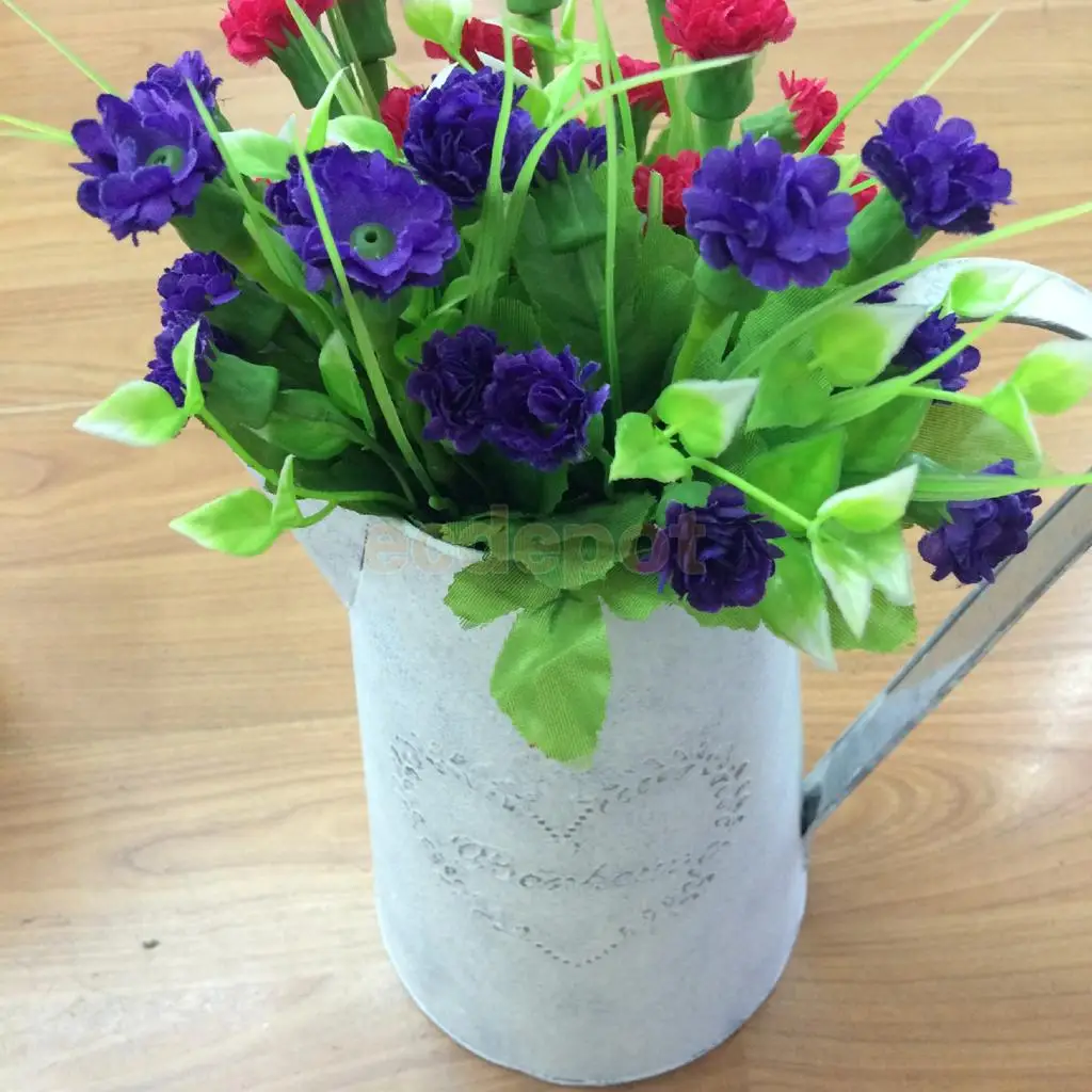 Винтажный стиль металлический кувшин Цветочная ваза Свадебный декор|vases