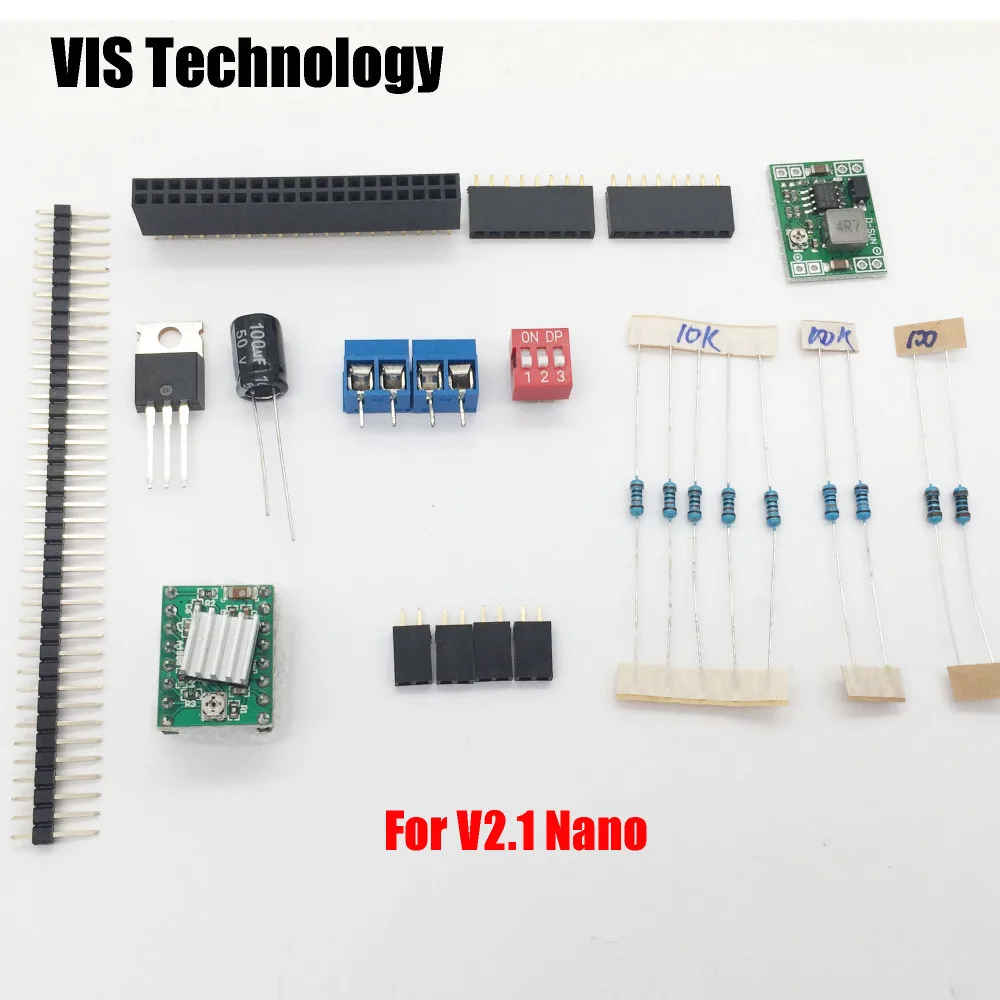1 комплект компонентов для nanolp shield V2.1/V2.2 PCB для SLA Nano принтера Thingiverse TOS
