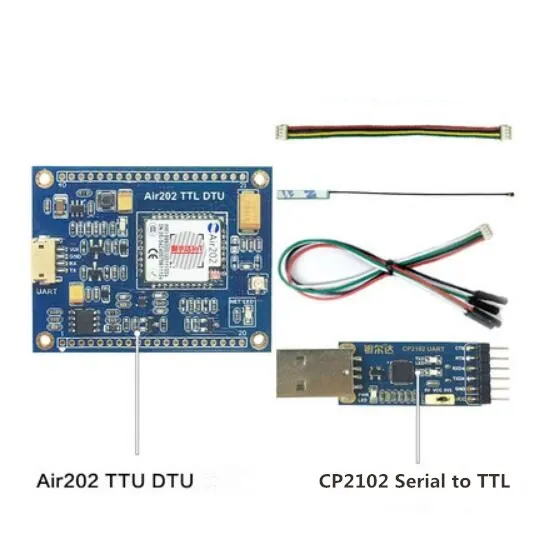With Serial to TTL Jinyushi для Air202 DTU Совет по развитию последовательный порт встроенный GSM singlechip gprs беспроводной модуль - Цвет: With Serial to TTL