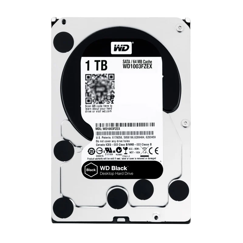 Жесткий диск WD WD1003FZEX 1T для настольного компьютера 3 5 дюйма 64 Мб кэш памяти SATA III 6