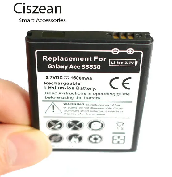 2x1500 mAh EB494358VU запасная батарея + зарядное устройство для Samsung Galaxy Ace S5830 S5660 S5670 S7510 i619