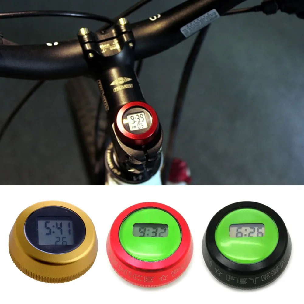 Универсальный водонепроницаемый цифровой велосипедный велосипед lcd Велоспорт секундомер велосипедные часы