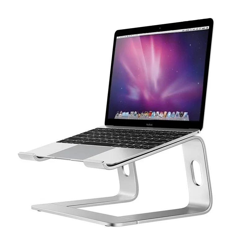 

Aluminum Alloy Laptop Holder Stand Ergonomics Heighten Rack for Desktop Notebook