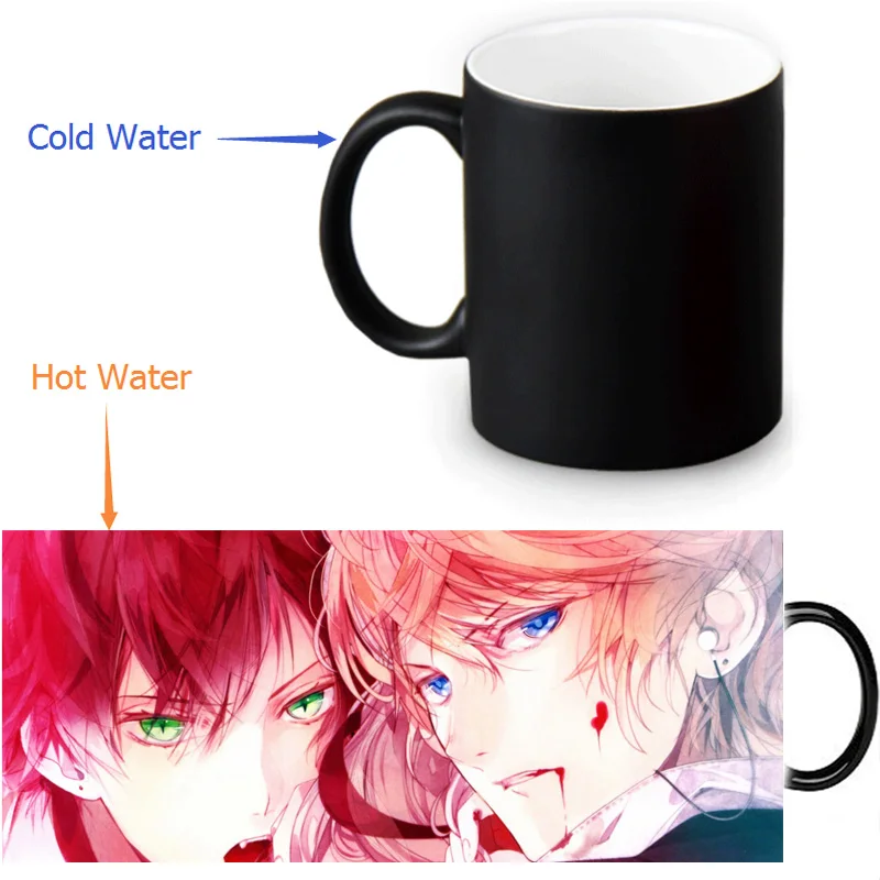 Diabolik Lovers сделанная на заказ дизайнерская кружка для воды кофе подарочные кружки