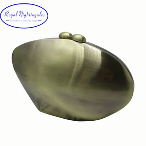 Royal Nightinglaes, металлический жесткий чехол, клатч и вечерние сумки, золотистыйсеребристыйБронзовый для женщин, для вечеринки и выпускного вечера