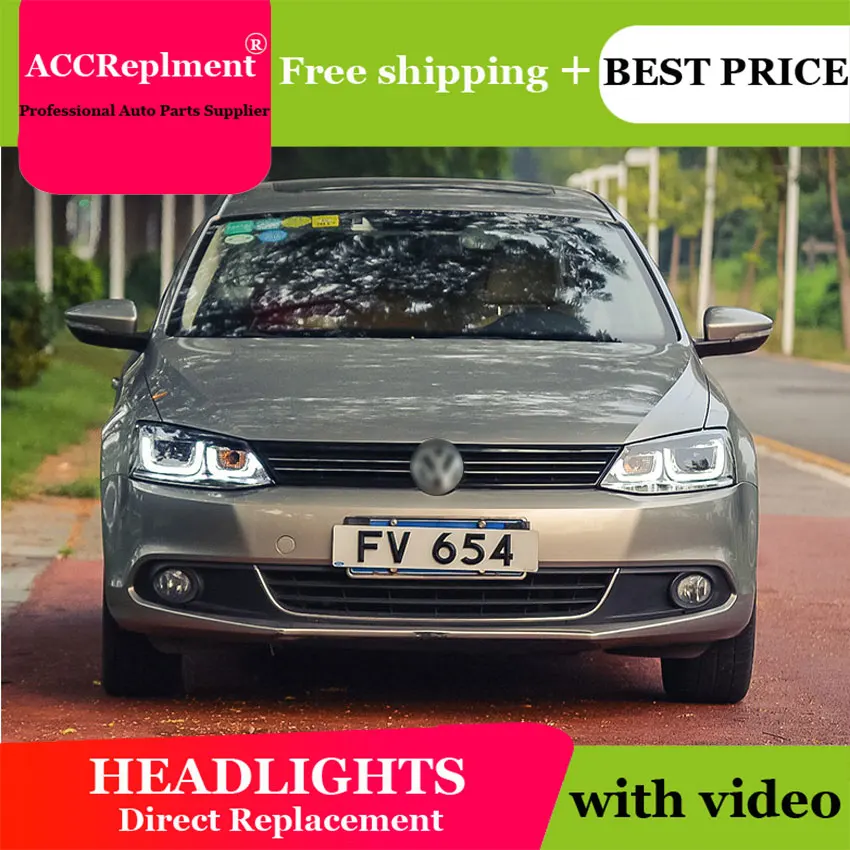 Автомобильные фары PRO 2011 2012 2013 2014 для vw jetta Стайлинг автомобиля U