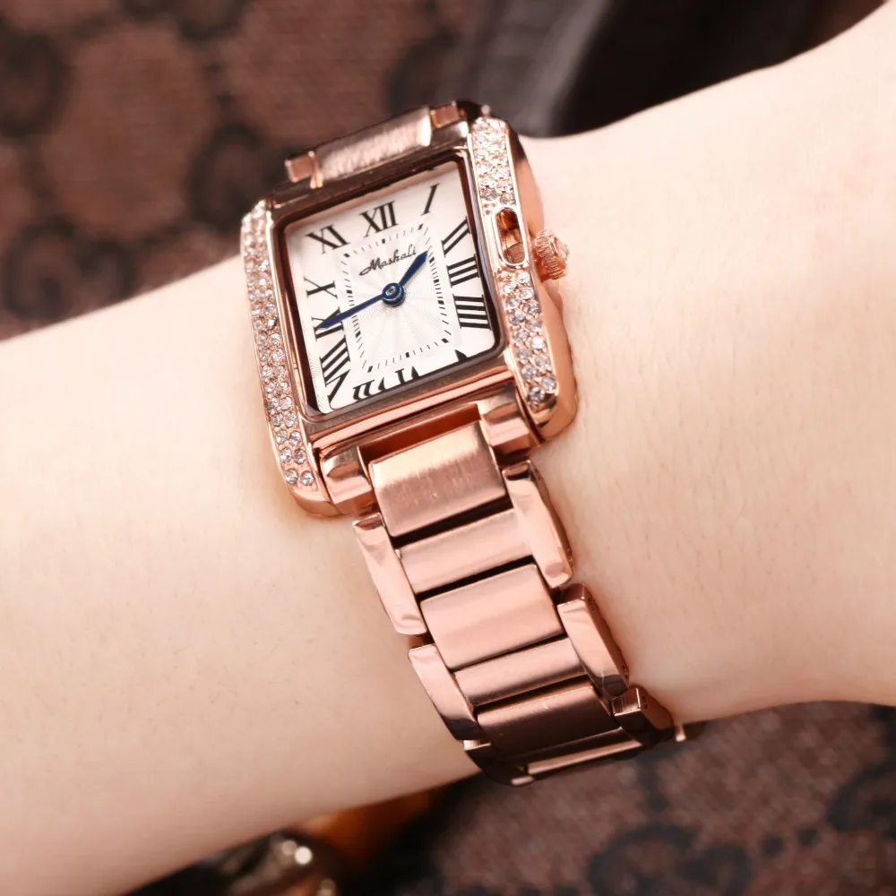 Продвижение машали женские часы Топ бренд Роскошные повседневные кварцевые дамы