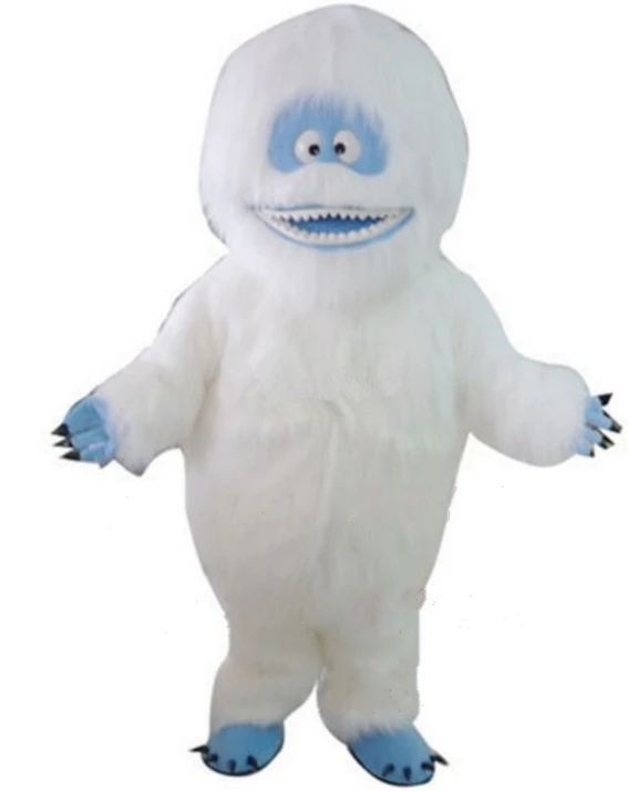 Костюм Снеговик талисман Bumble The Abominable снежные Монстры Yeti маскарадный