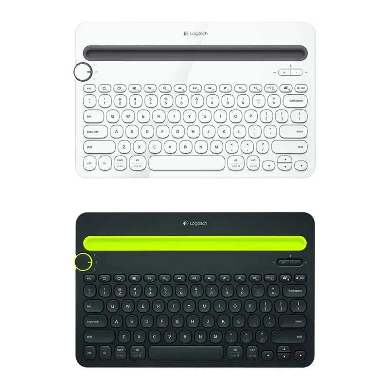 Многоуровневая bluetooth-клавиатура для мобильного телефона logitech K480, портативный держатель для телефона, мини-клавиатура для Windows MacOS, iOS, Android, накладки для телефонов