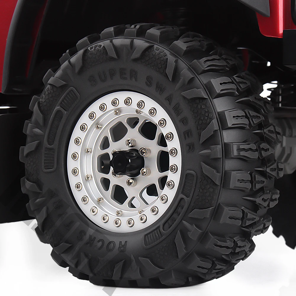 Injora 4 шт. 2," грязи Grappler резиновые шины 2,2 шины для колес 120*48 мм для 1:10 RC Рок Гусеничный Traxxas TRX4 осевой SCX10 90046 90047