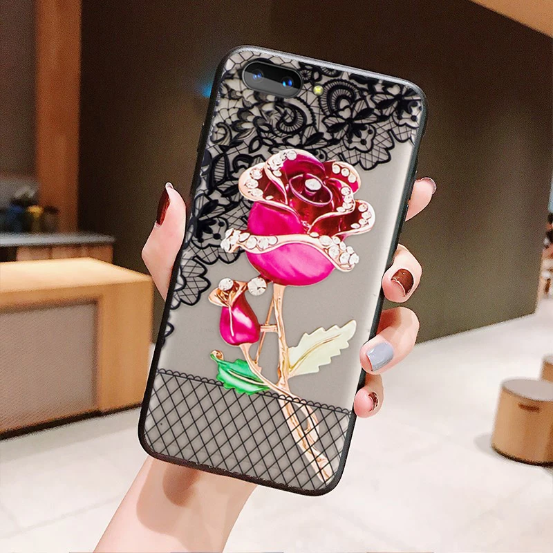 meigui YueTuo coque, чехол, чехол, для huawei Honor 10 Lite Honor10 роскошный 3d на жестком ПК Защита сотового телефона для женщины цветок задняя крышка s - Цвет: meigui