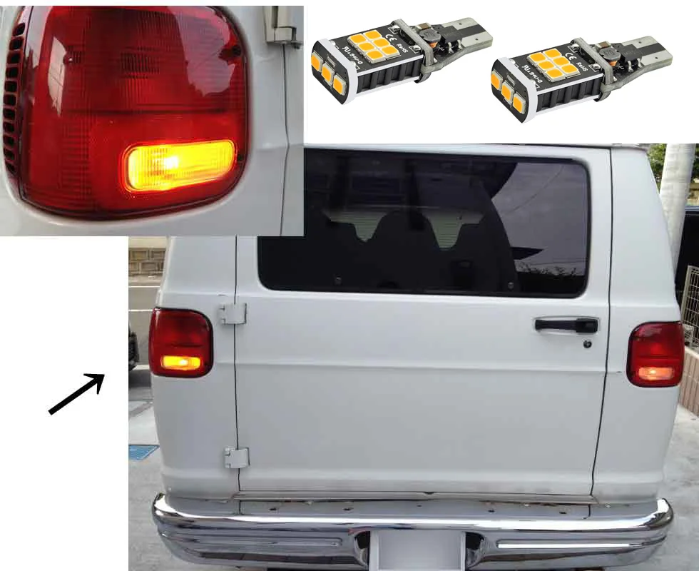VANSSI 2x921 912 T15 T16 W16W WY16W светодиодные лампы 1000lm CANBUS без ошибок резервные сигнальные огни заднего хода Белый/янтарный 1 год гарантии
