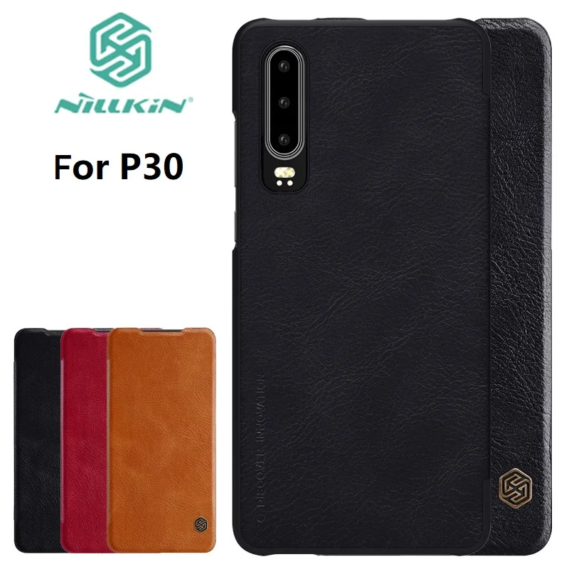 Для huawei P20 P30 Nillkin винтажная Qin откидная крышка из искусственной кожи чехол задняя крышка чехол для мобильного телефона чехол для huawei P20 p30 Pro Lite пленка