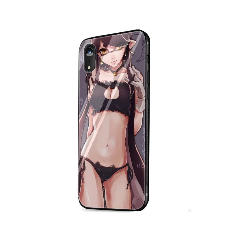 Чехол Desxz аниме Kawaii glass чехол для iphone 5 5s se 6 6s 7 8 Plus X XR XS Max |