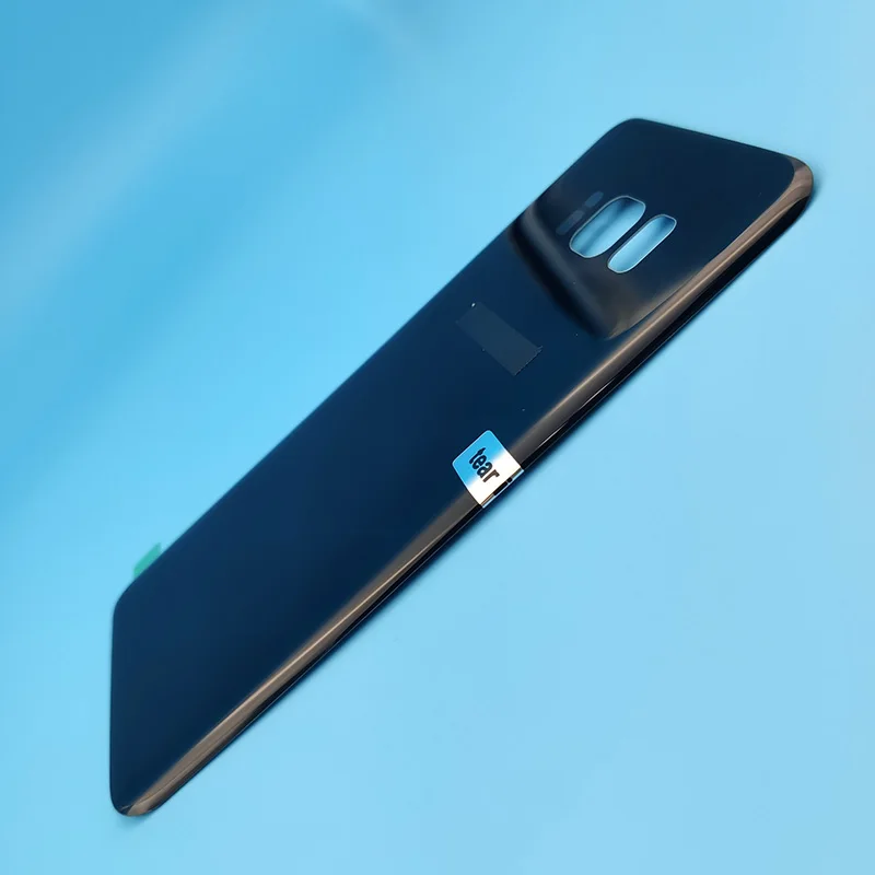 10 шт. для Samsung S8 G950F Задняя стеклянная крышка батареи Корпус Plus + G955F задняя