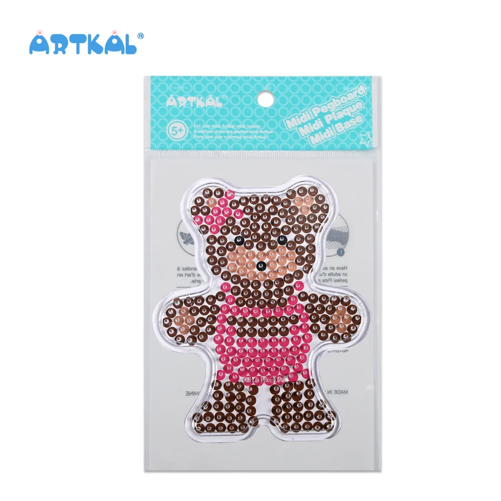 Бесплатная доставка узоры медвежьих пегбордов SP07 для бусин 5 мм hama бусины perler