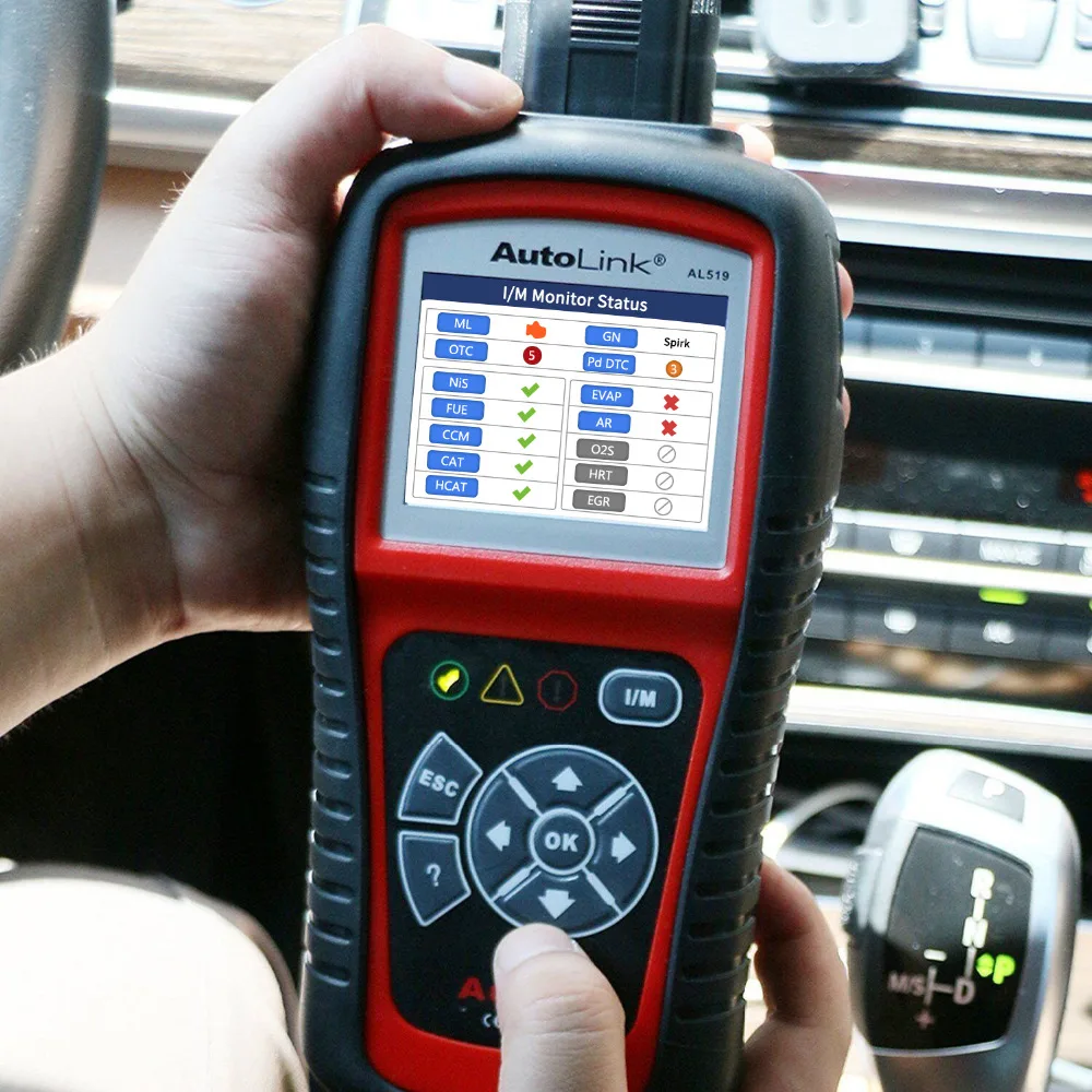 100% Оригинальные Autel Автоссылка AL519 al 519 OBD2 EOBD автомобилей неисправностей читателя