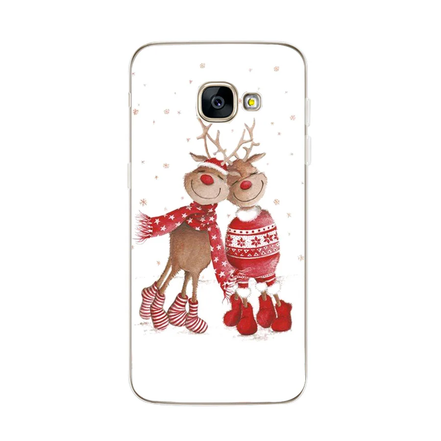 Soft Case for Samsung Galaxy S9 Christmas Claus Capinha Phone Cover For A7 2017 S8 A8 Plus 2018 J530 Capas |