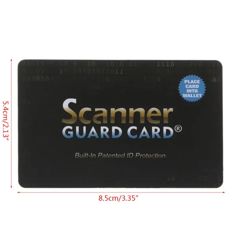 8 5x5 4 см RFID Блокировка сигналов NFC защита для паспорта Чехол кошелек Портативный