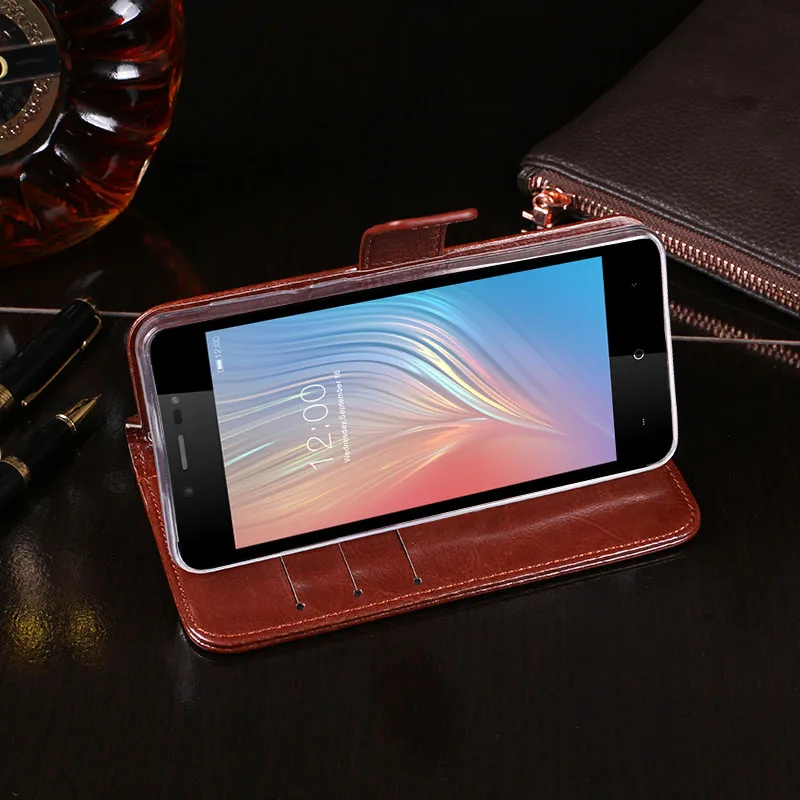 Чехол для Leagoo Power 2 чехол высокое качество кожаный с откидной крышкой телефона
