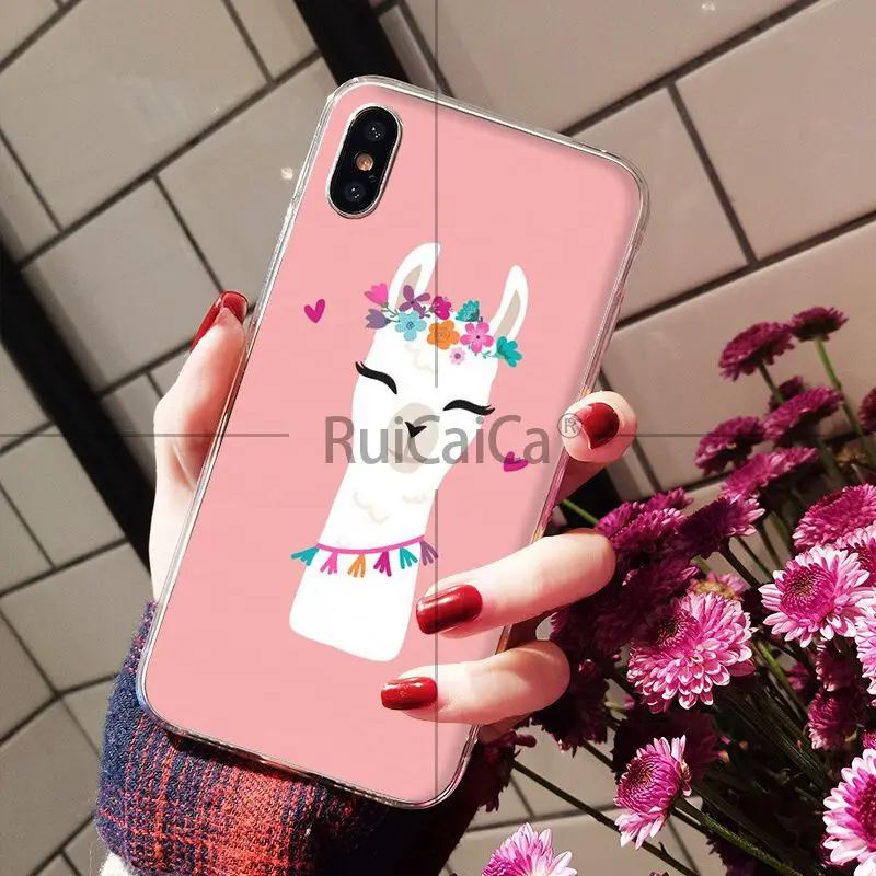 Ruicaica Lama Llama Alpacas Новинка чехол для телефона Fundas iPhone 6S 6plus 7 7plus 8 8Plus X Xs MAX 5 5S XR |