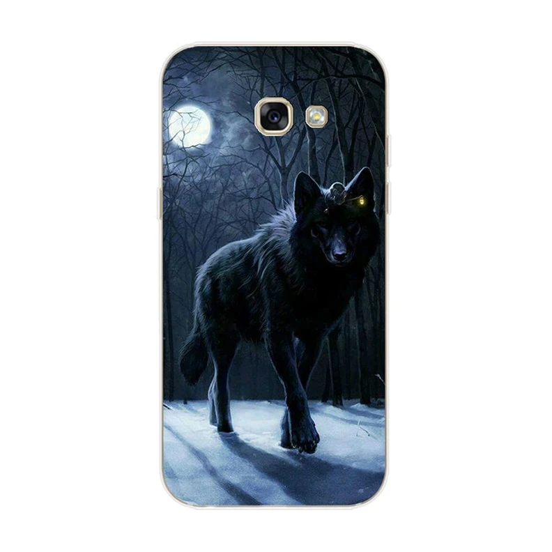 Case For Samsung Galaxy A5 2017 Cute Animal Soft Silicone Cover Coque A 520 F 5.2&quot Fundas Bumper Capa |