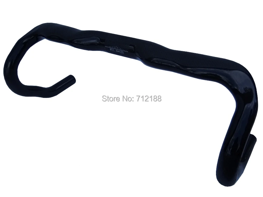 FLX-HB-011 : Carbon Glossy Cycling Road Bike Handlebar 400mm 420mm 440mm - 31.8mm | Спорт и развлечения