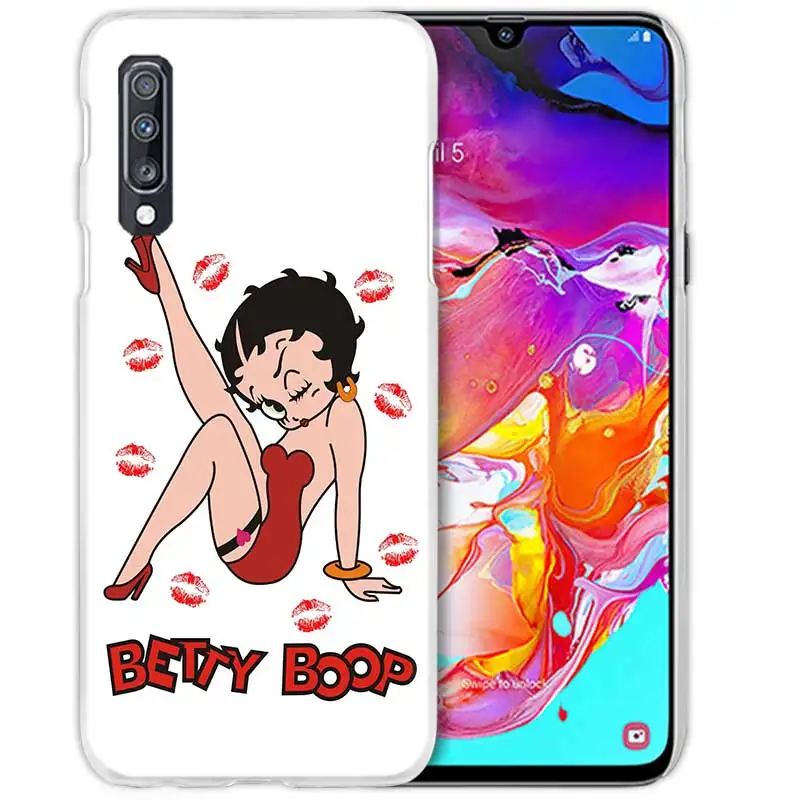 08 Betty Boop пикантные чехол для samsung Galaxy M40 A50 A80 A70 A60 A40 A30 A20e A10 J4 J6 плюс J8 S10e S10 5G жесткий чехол из ПК для телефона - Цвет: 08