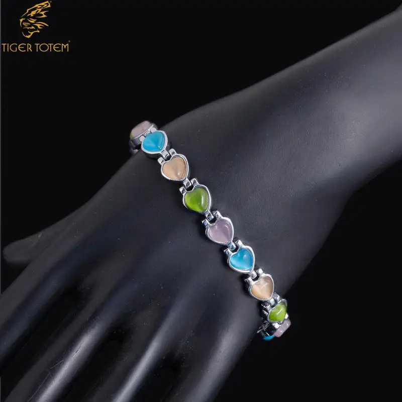 Мужские и женские браслеты модные ювелирные изделия здоровье набор Magn сердце