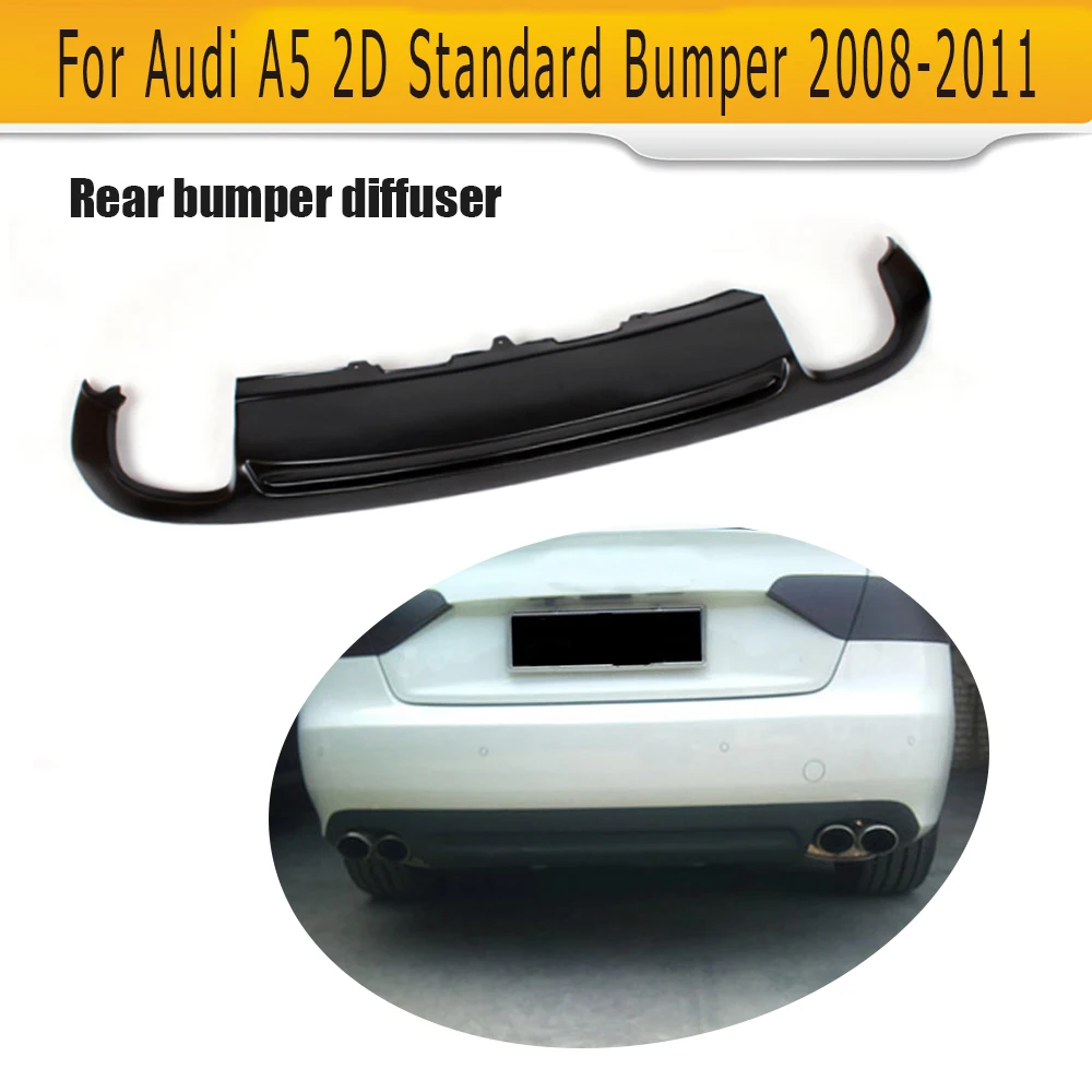 Задний бампер из ПУ для Audi A5 Standard Coupe Sportback 4D 2008 2011|diffuser for audi a5|diffuser audibumper lip spoiler |
