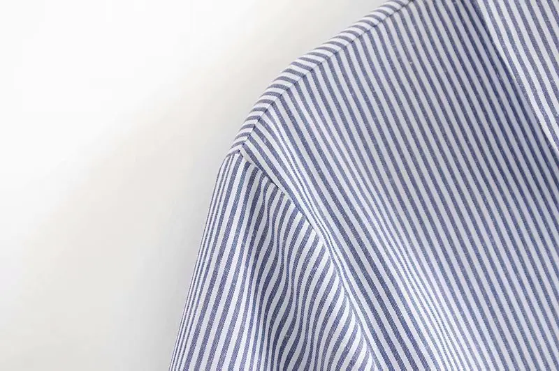 Hot sale DJF40-6631 European and American Fashion Stripe Shirt |