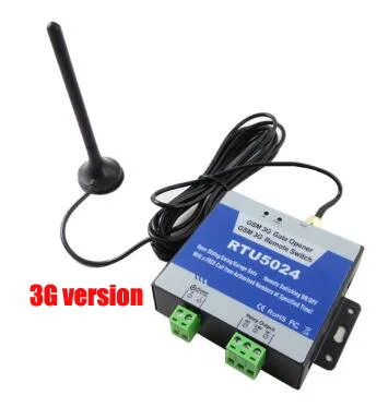 LPSECURITY GSM ворот реле дистанционного включения/выключения доступа Управление бесплатно, функцией приема звонков и отправки смс, возможностью использования приложений типа 850/900/1800 МГц RTU5024 y 3 м антенна - Цвет: kit7 3G version