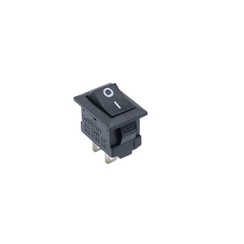 100 шт. кнопочный переключатель 10x15 мм SPST 2Pin 3A 250V KCD1 защелкивающийся Переключатель ВКЛ/ВЫКЛ лодки 10 * 15 Мини