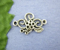 doreenbeads retail 35pcs ornate floral connectors charms beads1524mm