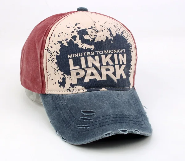 Linkin Park бейсбольная кепка для мужчин и женщин в стиле хип-хоп, уличная бейсболка, повседневная Кепка, регулируемая промытая бейсболка