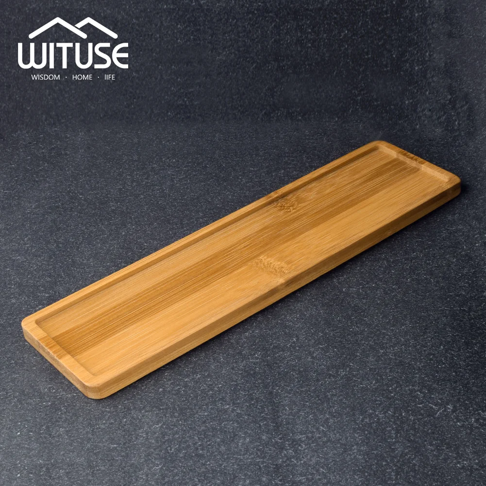 NO.10 rectangle Из натурального бамбука, круглая квадратная миска, тарелки для керамических суккулентов, цветочные поддоны для горшков, база для садового декора, домашнее украшение, ремесла - Цвет: NO.10 rectangle