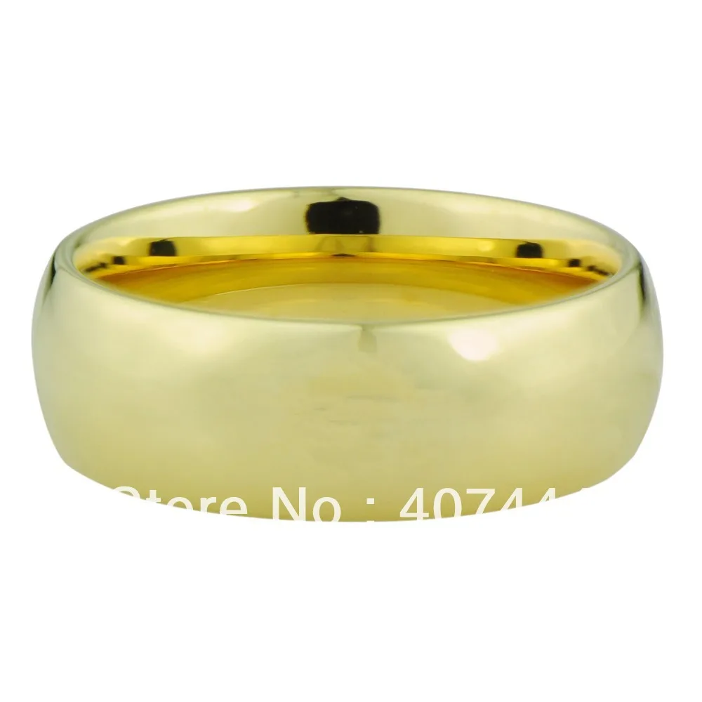 Кольцо для невесты классическое из карбида вольфрама мужчин небольшая низкая