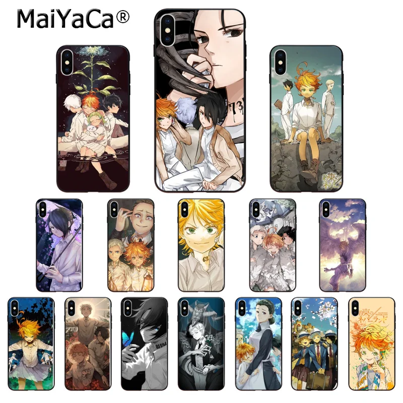 MaiYaCa аниме обещанный Neverland TPU мягкие Аксессуары для телефона чехол iPhone X XS MAX 6 6S 7 7plus