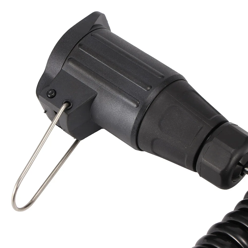 

New 2M 7-13 Pin 12V Extension Cord Wiring Caravan Connectors Trailer Plug Socket With Spring Cable Car Accessories for Truck Bus