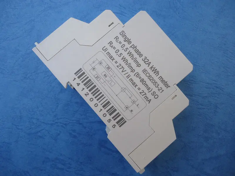 Цифровой ЖК-дисплей 230 В AC DIN Rail Электрический измеритель кг Ватт час кВтч DDS223 220 ЖК